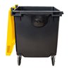 STIER 4-Rad-Müllgroßbehälter 1100 l grau/gelb