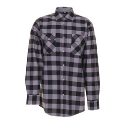 Planam Square Hemd schwarz/zink