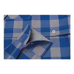 Planam Square Hemd schwarz/zink