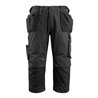 Mascot Lindau Handwerker-Dreiviertel-Hose schwarz