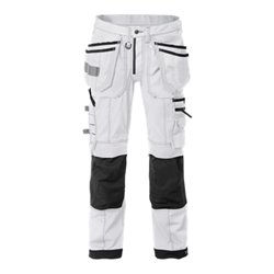 Fristads Handwerker Stretch-Hose 2530 CYD Weiß (Herren)