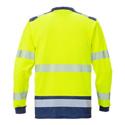 Fristads High Vis T-Shirt Langarm KL. 3 7724 THV Dunkelblau (Herren)