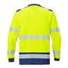 Fristads High Vis T-Shirt Langarm KL. 3 7724 THV Dunkelblau (Herren)
