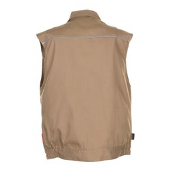 Planam Weste Canvas 320 S khaki/schwarz
