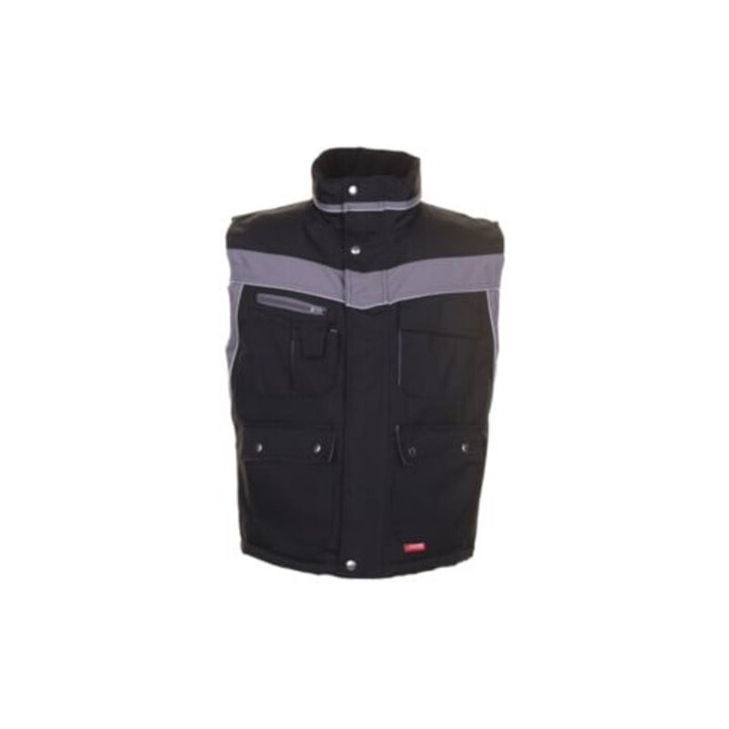 Planam Winter-Weste Plaline schwarz/zink