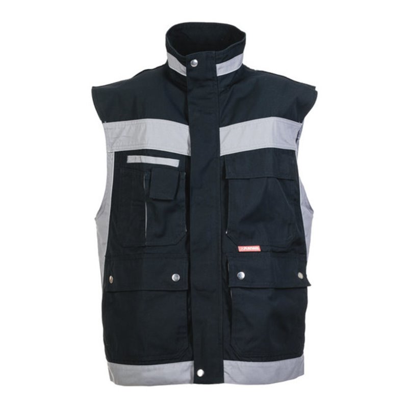 Planam Weste Plaline schwarz/zink