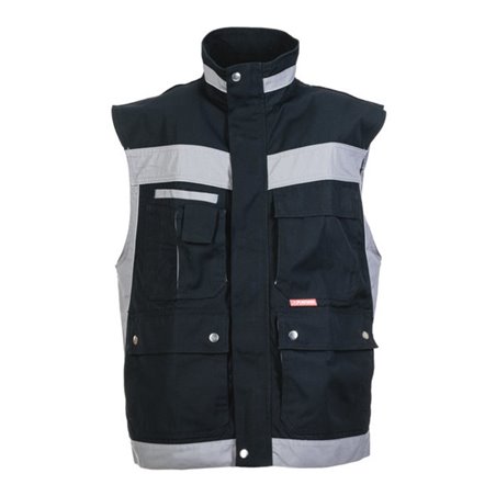 Planam Weste Plaline schwarz/zink