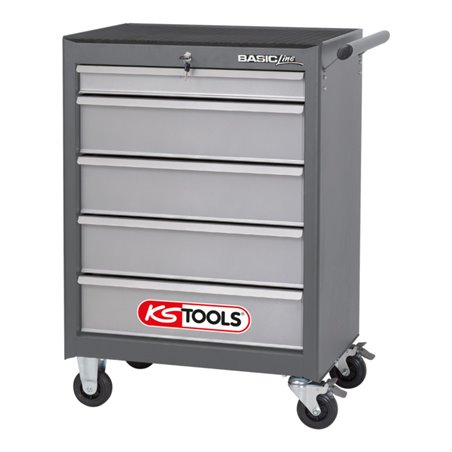 KS Tools BASICline Werkstattwagen, grau/silber