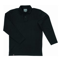 FHB Polo-Langarmshirt Dennis 91585 schwarz