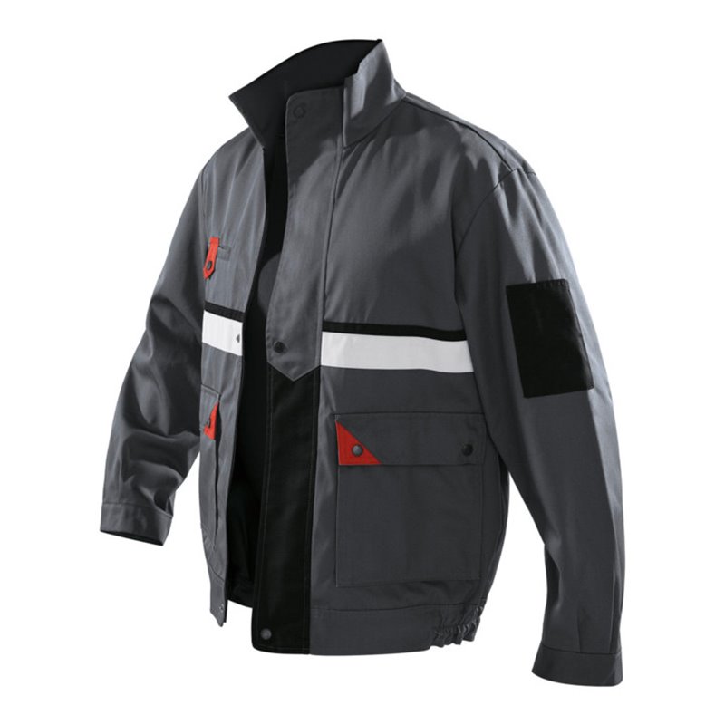 Kübler Brand X Jacke 1113 anthrazit/rot