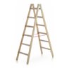 ZARGES Cresta B - Holz-Stehleiter 2 x 8 Sprossen