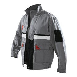 Kübler Brand X Jacke 1113 grau/rot