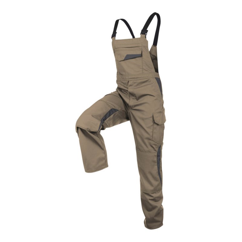 Kübler Vita mix Latzhose 3L47 sandbraun/anthrazit
