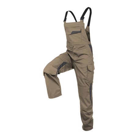 Kübler Vita mix Latzhose 3L47 sandbraun/anthrazit