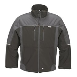 Terratrend Job Revolution Berufssoftshelljacke schwarz/grau