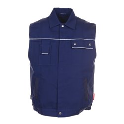 Planam Weste Canvas 320 marine/marine