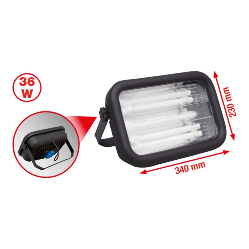 KS Tools Profi-Kaltlicht-Arbeitslampe