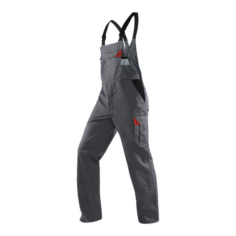 Kübler Brand X Latzhose 1085 anthrazit/rot
