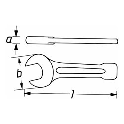 HAZET Schlag-Maulschlüssel 452