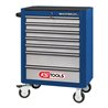 KS Tools MASTERline Werkstattwagen, blau/silber
