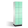C+P Fächerschrank Cambio auf Sockel 8 Fächer Front Lichtgrün Korpus Lichtgrau