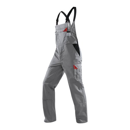 Kübler Brand X Latzhose 1085 grau/rot