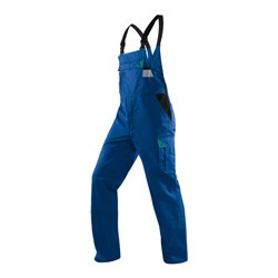 Kübler Brand X Latzhose 1085 kornblumenblau/grün