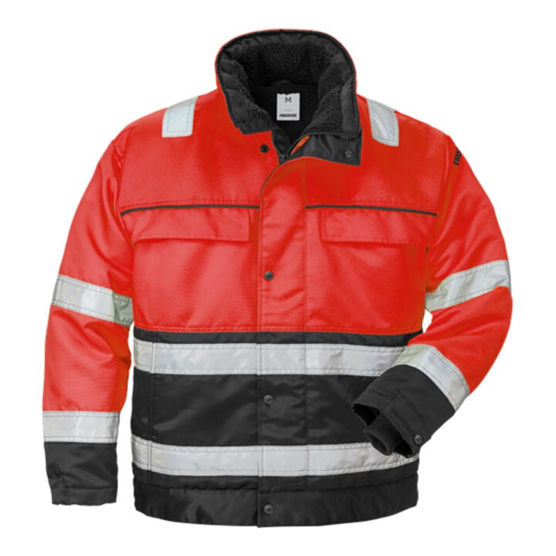 Fristads High Vis Winterjacke Kl. 3 444 PP Rot (Herren)