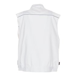 Planam Weste Canvas 320 reinweiß/reinweiß