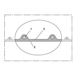 Norres Lebensmittelschlauch leicht Ø 100mm L: 10m PROTAPE® PUR-INOX 330 FOOD-AS