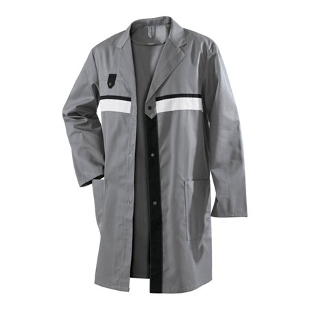 Kübler Brand X Mantel 1388 grau/schwarz