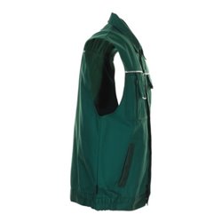 Planam Weste Canvas 320 grün/grün