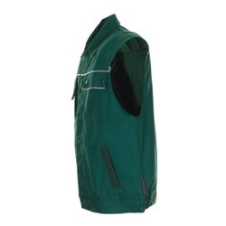 Planam Weste Canvas 320 grün/grün