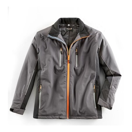 Terratrend Job Softshelljacke dunkelgrau/schwarz
