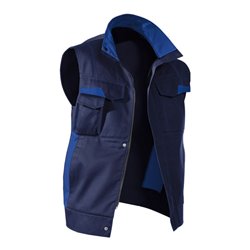 Kübler Vita mix Weste 7L48 dunkelblau/kornblumenblau