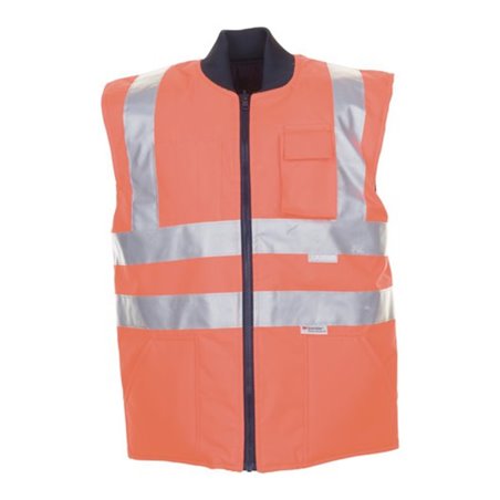 Planam Winter Weste Warnschutz uni orange