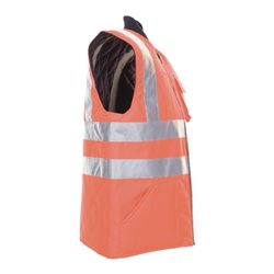 Planam Winter Weste Warnschutz uni orange