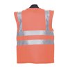 Planam Winter Weste Warnschutz uni orange