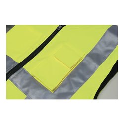 Planam Winter Weste Warnschutz uni orange