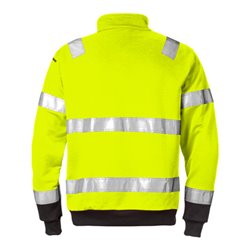 Fristads High Vis Zipper-Sweatshirt Kl. 3 728 SHV Gelb (Herren)