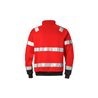 Fristads High Vis Zipper-Sweatshirt Kl. 3 728 SHV Rot (Herren)