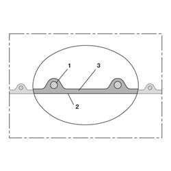 Norres Lebensmittelschlauch leicht Ø 80mm L: 10m PROTAPE® PUR-INOX 330 FOOD-AS