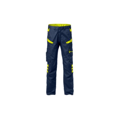 Fristads Hose 2552 STFP Marine/Gelb (Herren)