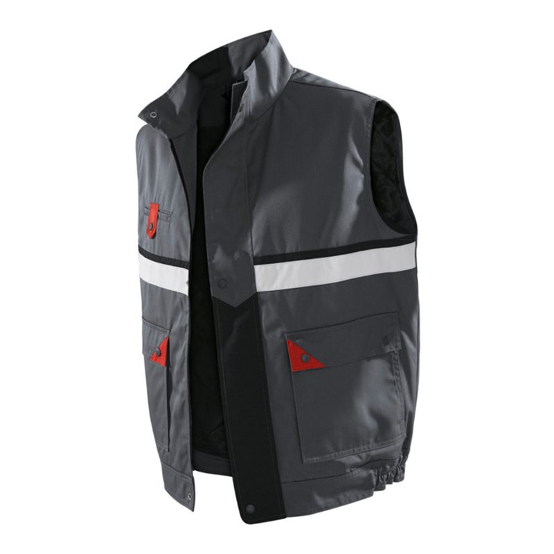 Kübler Brand X Weste 1136 anthrazit/rot