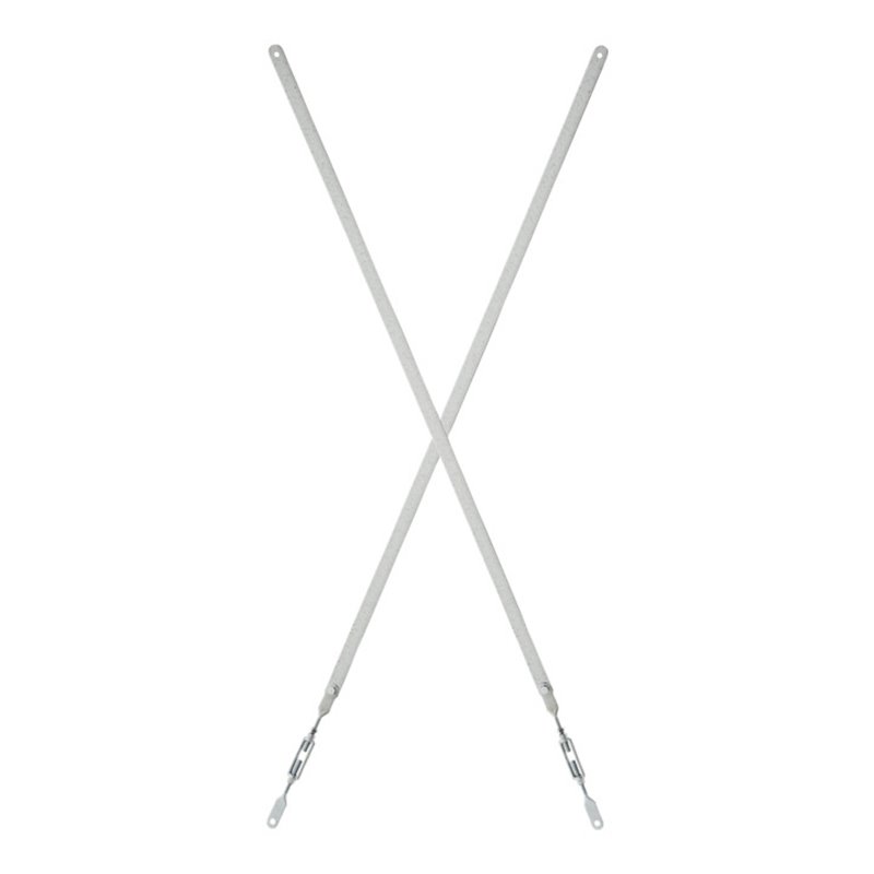 Bito KR-ES EK Bauteile glanzverzinkt, Diagonalverband, inklusive Befestigungsmaterial