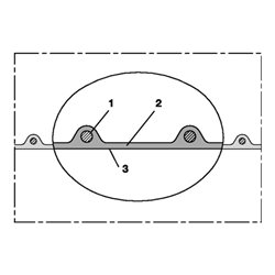 Norres Lebensmittelschlauch antista. Ø 25mm L: 25m AIRDUC® PUR-INOX 351 FOOD-AS