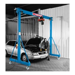 Vetter Portalkran PROFI PA + Elektrokettenzug mit Handschiebefahrwerk