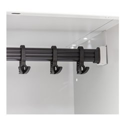 STIER Spind doppelstöckig auf Füßen 1800x500mm