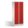 C+P Fächerschrank Classic auf Sockel 8 Fächer Front Rubinrot Korpus Lichtgrau
