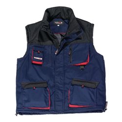 Terrax Weste gefüttert marine/schwarz/rot